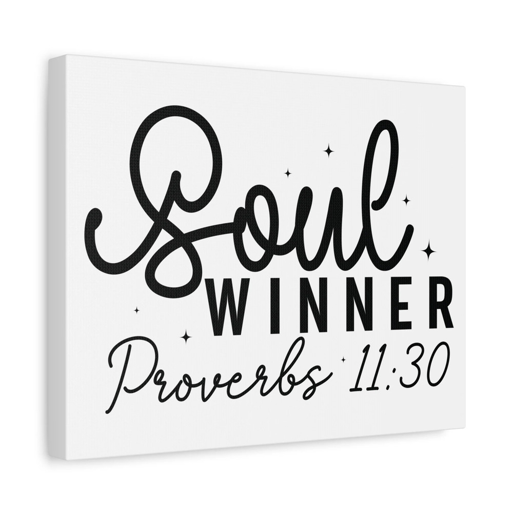 Scripture Walls Proverbs 11:30 Soul Winner Bible Verse Canvas Christian Wall